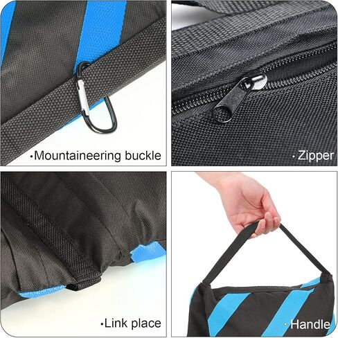 Jerify 12 Packs Photography Weight Bags Photo Studio Filled Weight Bag Empty Heavy Sandbag Set for Photography Tripod Stand Light Stand Sports Outdoor Photo Video Studio Boom Brackets (Blue) in Kuwait