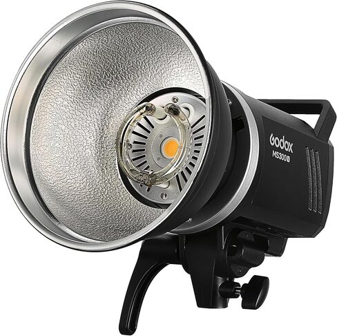 Godox MS300V MS300-V Studio Flash, 300ws 5600K Daylight Bowens Mount Monolight, Built-in Godox 2.4G Wireless System, 0.1-1.3s Recycle Time, LED Modelling Lamp in Saudi Arabia