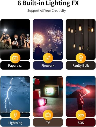 رالينو مصباح فيديو LED 80 واط، مع مروحة تبريد فعالة، اضاءة مستمرة 5600 كلفن سي ار اي 95+ سطوع قابل للتعديل، حامل بوينز لتسجيل الفيديو والتصوير في الهواء الطلق ومقابلات يوتيوب in Kuwait