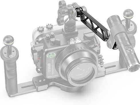 Seafrogs 8.0" Essential Diving Equipment Ball Arm Ball to YS Mount Arm Underwater Photography Gear Lighting System Aluminum Alloy Diving Equipment Accessory Lightweight Arms AM-6 in Saudi Arabia
