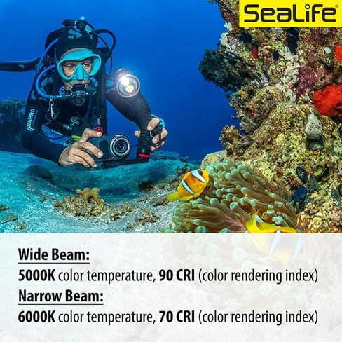 SEALIFE Sea Dragon 3000SF Pro Dual Beam Compact Underwater Scuba Diving Photo-Video COB LED Light, LED-Light Head Only in Saudi Arabia