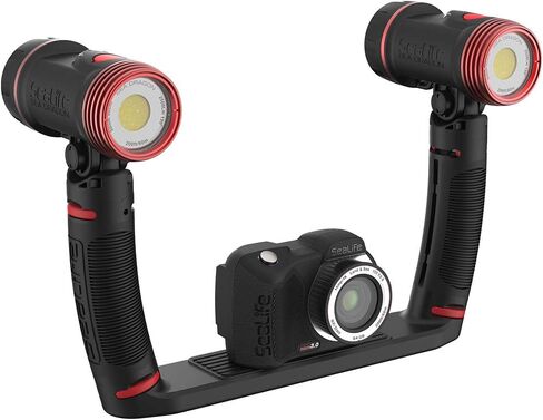 SeaLife Micro 3.0 Pro Duo 5000 Set Underwater Camera & Dual Light Set for Photography and Video, Easy Set-up, Wireless Transfer, Includes Travel case in Saudi Arabia