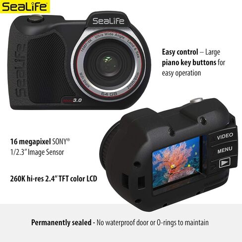 SeaLife Micro 3.0 Pro Duo 5000 Set Underwater Camera & Dual Light Set for Photography and Video, Easy Set-up, Wireless Transfer, Includes Travel case in Saudi Arabia