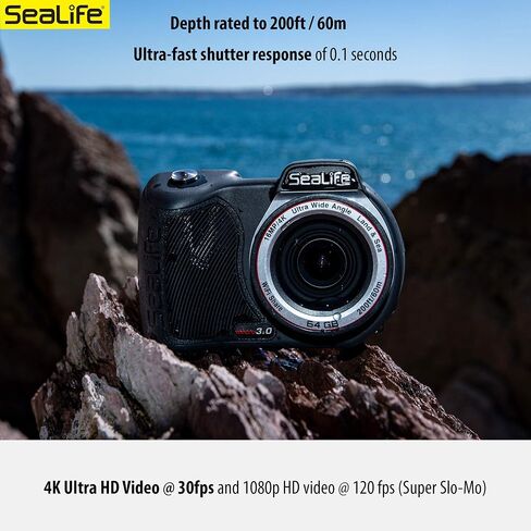 SeaLife Micro 3.0 Pro Duo 5000 Set Underwater Camera & Dual Light Set for Photography and Video, Easy Set-up, Wireless Transfer, Includes Travel case in Saudi Arabia