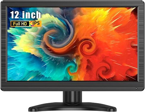 Eyoyo 8 Inch HDMI Monitor Small LCD Screen Mini Monitors 1024x768 4:3 TFT HD CCTV Security Display with Speakers HDMI VGA BNC AV Ypbpr Input for Computer PC Laptop RasPi Camera in Saudi Arabia