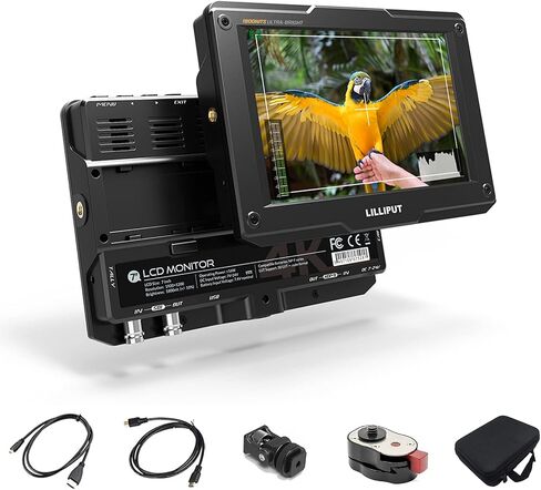 LILLIPUT H7 7 Inch 1800nits 3D LUT DSLR Camera Field Monitor High Brightness Sunlight Viewable Full HD 1920x1200 4K HDMI Input Output in Saudi Arabia