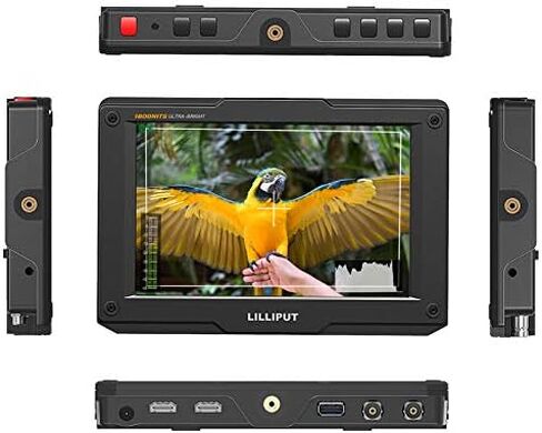 LILLIPUT H7 7 Inch 1800nits 3D LUT DSLR Camera Field Monitor High Brightness Sunlight Viewable Full HD 1920x1200 4K HDMI Input Output in Saudi Arabia
