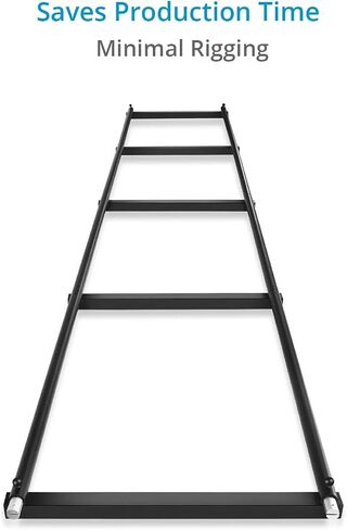 PROAIM Heavy Duty Portable 16ft Straight Professional Aluminium Tripod Dolly Rail Track System for DSLR Video Camcorders + Carry Bag (TRK-16-32) in Kuwait