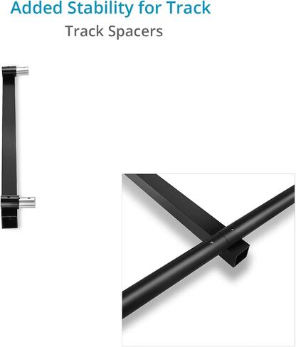 PROAIM Heavy Duty Portable 16ft Straight Professional Aluminium Tripod Dolly Rail Track System for DSLR Video Camcorders + Carry Bag (TRK-16-32) in Kuwait