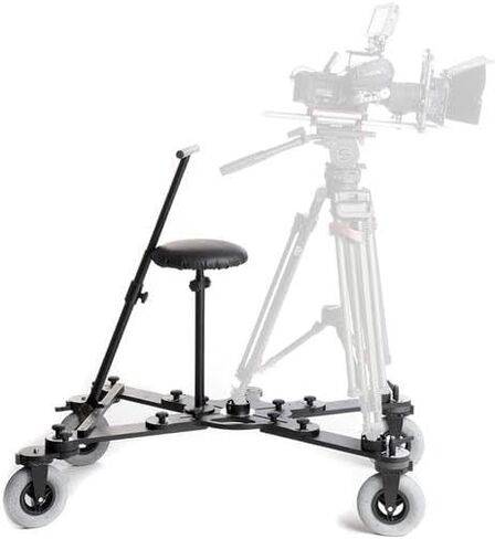 CamDolly Cinema System + 1 Rail - The World's Most Flexible Camera Dolly and Slider System w/SnakeTrack Flexible CamDolly Rail x1-50ft (15m) of Solid Flexible Rubber Track in Saudi Arabia