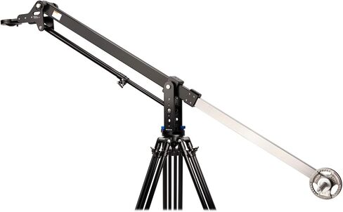 Proaim 7' Wave-2 Telescopic Video Jib Crane for Camera, Pan-tilts & Gimbals. 75mm, 100mm & Flat Base Mount. Compact & Adaptable, 2-Arm Strong Design. Smooth & Stable Pan-tilt Moves + Bag (P-WV-2) in Saudi Arabia