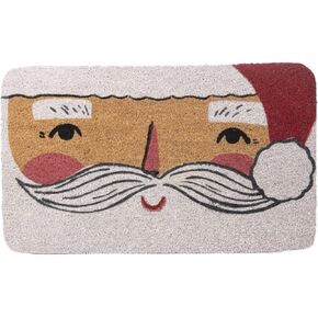 Ganz Santa Doormat, Coir, 30 Inches Width, 18 Inches Length, Multicolor in Saudi Arabia