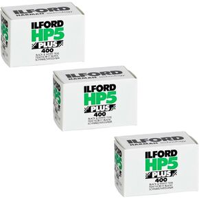 Ilford 1574577 HP5 Plus, Black and White Print Film, 35 mm, ISO 400, 36 Exposures (Pack of 3) in Kuwait