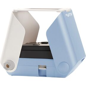طابعة KiiPix المحمولة وماسح ضوئي للصور متوافق مع فيلم FUJIFILM Instax Mini، أسود