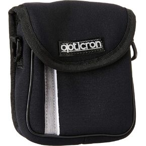 Opticron Universal Binocular Case - Soft Canvas & Leather. Internal Dimensions 6.3x5.1x2.2 inches