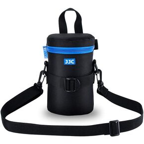 JJC Camera Lens Case Pouch, Padded Bag Fits Lens up to 4.9 x 11.4 (D x L) in Saudi Arabia