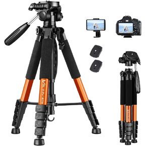 VICTIV 74" Camera Tripod, Tripod for Camera and Phone with Phone Holder in Saudi Arabia