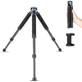 Koolehaoda Camera Mini Tripod, Lightweight Aluminum with 1/4" & 3/8" Screw | Desktop Tabletop Tripod Stand for DSLR Camera, Video Recorder, Cell Phone, Compact Portable Aluminum Alloy Design in Kuwait