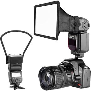 Neewer Camera Speedlite Flash Softbox and Reflector Diffuser Kit for Canon Nikon and Other DSLR Cameras Flashes, Neewer TT560 TT850 TT860 NW561 NW670 VK750II Flashes in Saudi Arabia