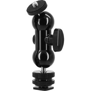 Anwenk Camera Hot Shoe Mount Adapter Compatible with GoPro Adapter Gopro Hero 7 6 5 4 Attaching on Gopro DSLR Camera or Ring Light Photography in Saudi Arabia