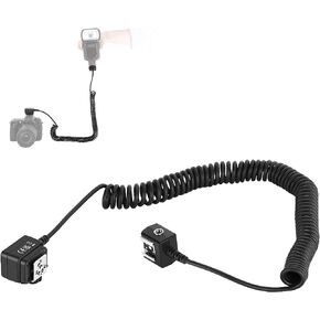 NEEWER 6.6’/2m TTL Off Camera Flash Speedlite Cord Compatible with Nikon SB-5000 SB-910 SB-900 SB-800 SB-700 SB-600 SB-400 Nikon Z7 Z6 Z6II Z5 D850 Cameras NEEWER 750II NW420 NW655 Z1 Flashes in Saudi Arabia