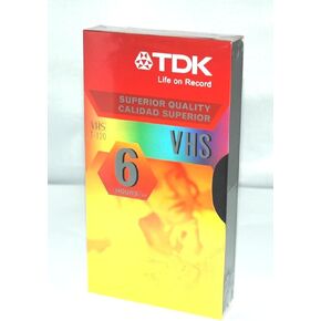 TDK T-120 VHS Cassette - 6 Hour in Saudi Arabia