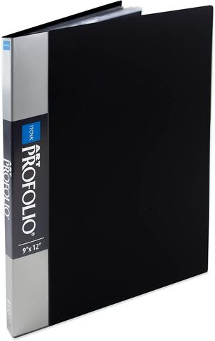 Itoya Original Art ProFolio 13x19 Black Photo Album Book with 48 Pages - Protective Binder with Plastic Sleeves in Saudi Arabia