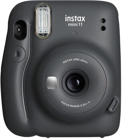 Fujifilm Instax Mini 11 Instant Film Camera, Ice White - with Fujifilm instax Mini Instant Daylight Film Twin Pack, 20 Exposures in Kuwait