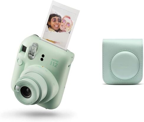 FUJIFILM INSTAX Mini 12 Instant Camera (Pastel Blue) Bundle | For Parties, Events & Instant Photos in Saudi Arabia