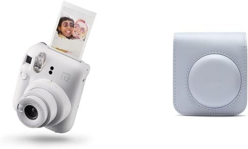 FUJIFILM INSTAX Mini 12 Instant Camera (Pastel Blue) Bundle | For Parties, Events & Instant Photos in Saudi Arabia