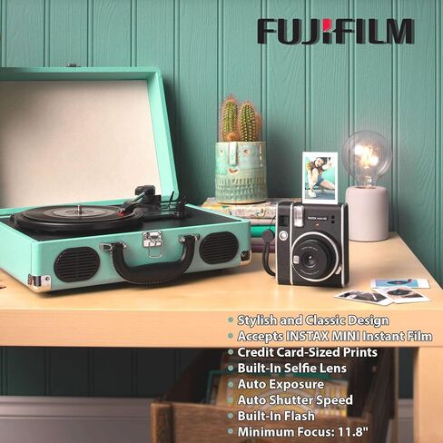 Fujifilm Instax Mini 40 Instant Camera + Mini Twin Pack Film (20 Sheets) + Case in Saudi Arabia