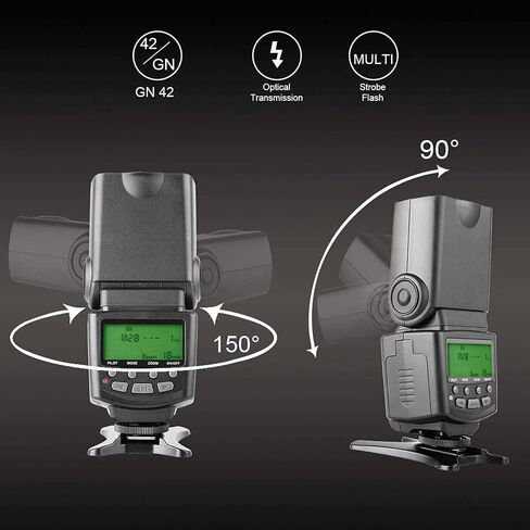 Meike MK430 E-TTL Speedlite Shoe Mount Flash for 70D 77D 80D Rebel T7i T6i T6s T6 T5i T5 T4i T3i SL2 and Other EOS DSLR Cameras in Saudi Arabia