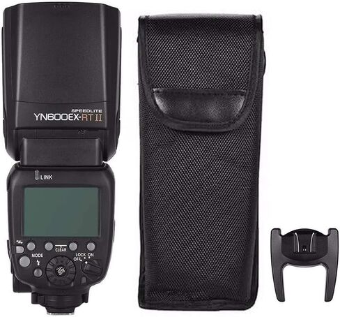 YONGNUO Updated YN600EX-RT II Wireless Flash Speedlite, GN60 with Optical Master and TTL HSS for Canon 600EX-RT, ST-E3-RT Wireless Signal Camera in Saudi Arabia