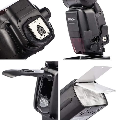 YONGNUO Updated YN600EX-RT II Wireless Flash Speedlite, GN60 with Optical Master and TTL HSS for Canon 600EX-RT, ST-E3-RT Wireless Signal Camera in Saudi Arabia