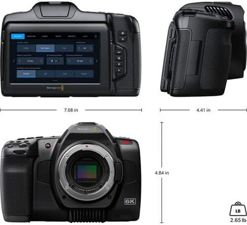 حزمة الطاقة لكاميرا سينما الجيب بتصميم Blackmagic بدقة 4K (CINECAMPOCHDMFT4K) - تتضمن بطاريتين (2) إضافيتين LP-E6، وشاحن بطارية مزدوج، وقماش من الألياف الدقيقة SolidSignal in Kuwait