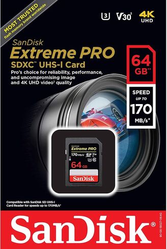 Blackmagic Design Pocket Cinema Camera 6K Pro Bundle – Includes SanDisk Extreme Pro 64GB SDXC Card, Additional NP-F570 Battery, Dual Battery Charger, and SolidSignal Microfiber Cloth in Kuwait