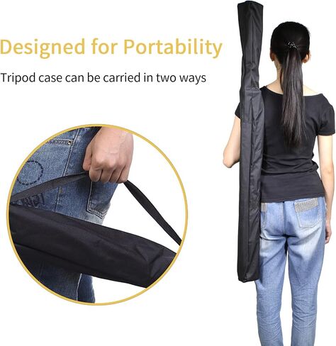23.6in Carrying Case Bag with Strap for Light Stand Tripod Monopod Photography Photo Studio in Kuwait