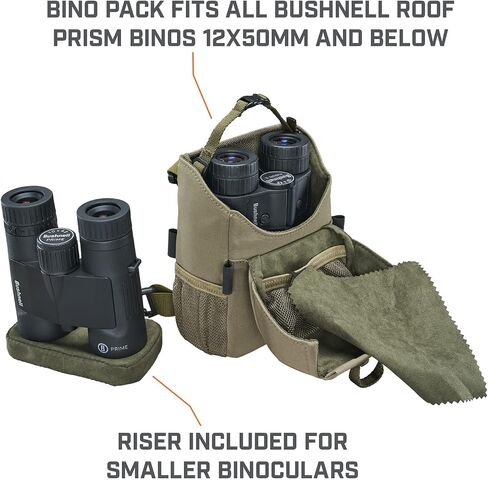 Bushnell Vault Binoculars Pack, Rugged Carrying Case for Outdoor Enthusiasts with Water-Resistant Design and Multiple Pockets in Saudi Arabia