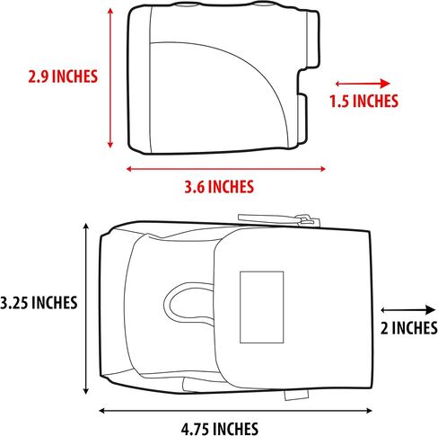 USA Gear Small Binocular Case – Compact Binocular Case w/Shoulder Strap, Belt Loop, Weather Resistant Exterior - Compatible with POLDR 12x25, WRNRN 12X25, Aurosports 10x25, Anourney 8x21, and More in Saudi Arabia