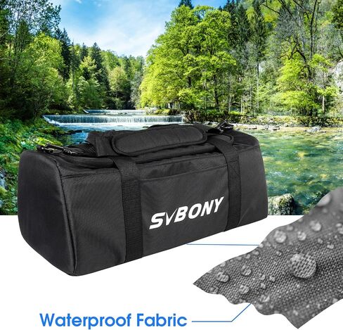 SVBONY SV212 Multipurpose Telescope Bag, Shock-Absorbing Telescope Case with Adjustable Shoulder Strap and Hand-Carry Strap for Optical Tubes Accessories in Saudi Arabia