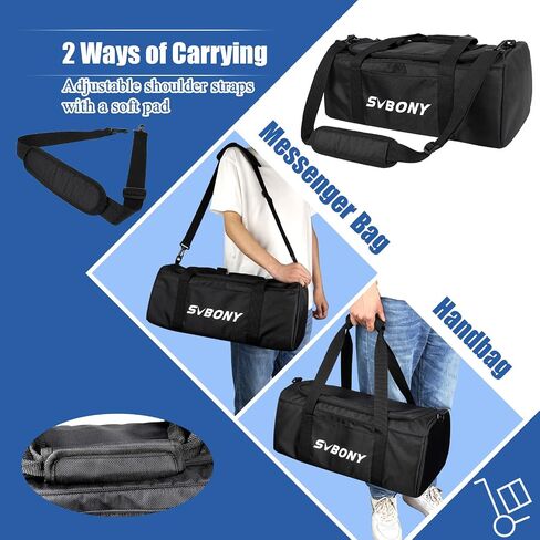 SVBONY SV212 Multipurpose Telescope Bag, Shock-Absorbing Telescope Case with Adjustable Shoulder Strap and Hand-Carry Strap for Optical Tubes Accessories in Saudi Arabia