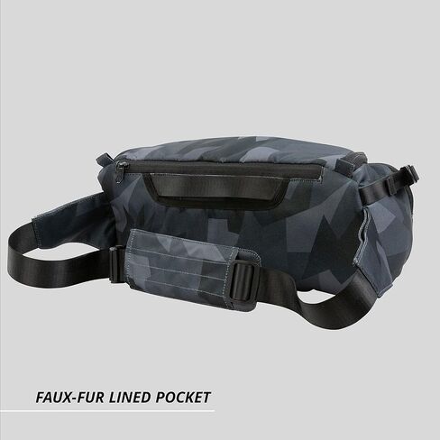 Hex Ranger Camera bag - Camera Sling bag for Mirrorless or DSLR Camera & Accessories - Small Sling Style Crossbody Pack with Interior Dividers, YKK Zippers, Lightweight Durable Water Resistant Materials & More | Arctic Camo | in Saudi Arabia