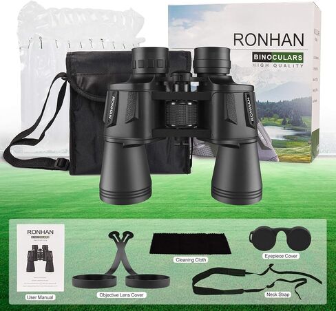 20x50 High Power Binoculars for Adults, Military Compact HD Professional/Daily Waterproof Binoculars Telescope for Bird Watching Travel Hunting Football Games Stargazing with Carrying Case and Strap in Saudi Arabia