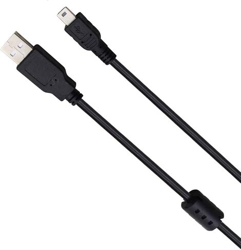 UC-E4 UC-E15 UC-E19 USB Cable Photo Transfer Cord Compatible with Nikon Digital SLR DSLR D600 D610 D7000 D3S D300S D3000 D3X D90 D700 D60 D3 D300 D40X D40 and More (1.5m/Black) in Saudi Arabia