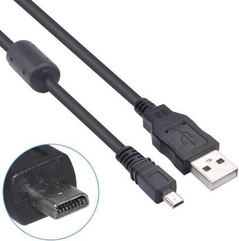 اليتوتوماو كيبل USB بديل لنقل الصور لكاميرا نيكون ديجيتال UC-E6 SLR DSLR D3300 D3400Ã' D750 D7200 كولبيكس L340 L32 A10 P520 P510 P500 S6000 S9200 S6300 S3300 S91000 Sكاميرا والمزيد in Kuwait