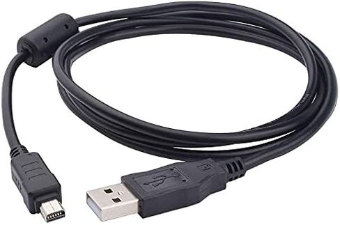 Alitutumao CB-USB5 CB-USB6 USB Date Cable Replacement Photo Transfer Cord Compatible with Olympus Mju Mju Tough Pen Stylus Digital Cameras TG-830 TG-630 TG-860 TG-870 and More (See More List Below) in Saudi Arabia