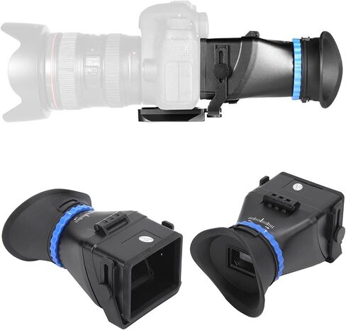 BTER Camera Viewfinder, Professional 3X Magnification LCD Viewfinder Magnifier for 3in/3.2in LCD Screen, Adjustable DSLR Viewfinder for Camcorder, DSLR/SLR Camera, Camera Screen Sunshade Hood in Saudi Arabia
