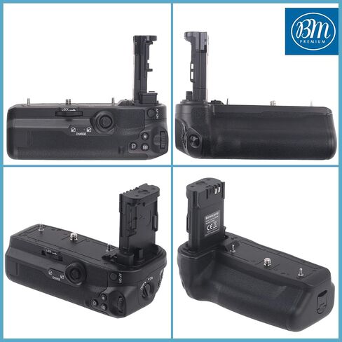 BM Premium Battery Grip Kit for Canon EOS R5, EOS R5C, EOS R6, EOS R6 II Digital Camera - BG-R10 Battery Grip Replacement in Saudi Arabia
