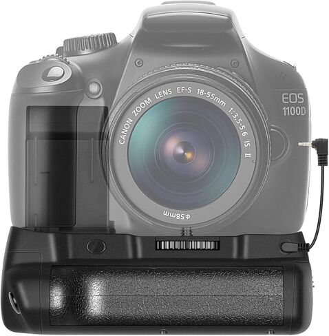 BM Premium Battery Grip Kit for Canon EOS Rebel T3, T5, T6, 1100D, 1200D, 1300D Digital Camera - Includes Qty 2 LP-10 Batteries + 1100DN Battery Grip Replacement in Saudi Arabia