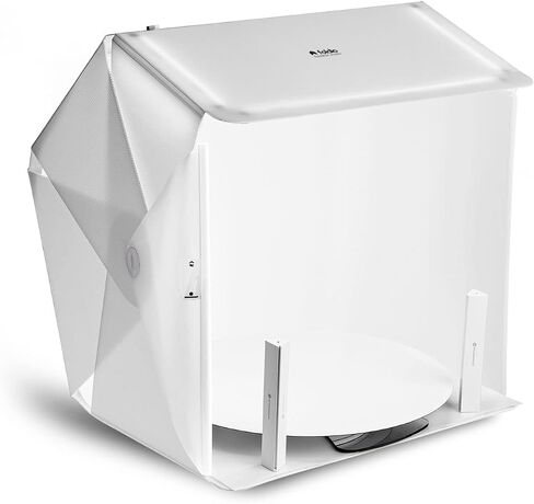Foldio3 + Front Fill Lights | 25" Photo Light Box for Photography |65W Pro Lightbox with Front Fill Lighting (Halo Bar)|Dimmable Triple LED, Ani-Reflective Black Backdrop, Photo Studio By ORANGEMONKIE in Saudi Arabia